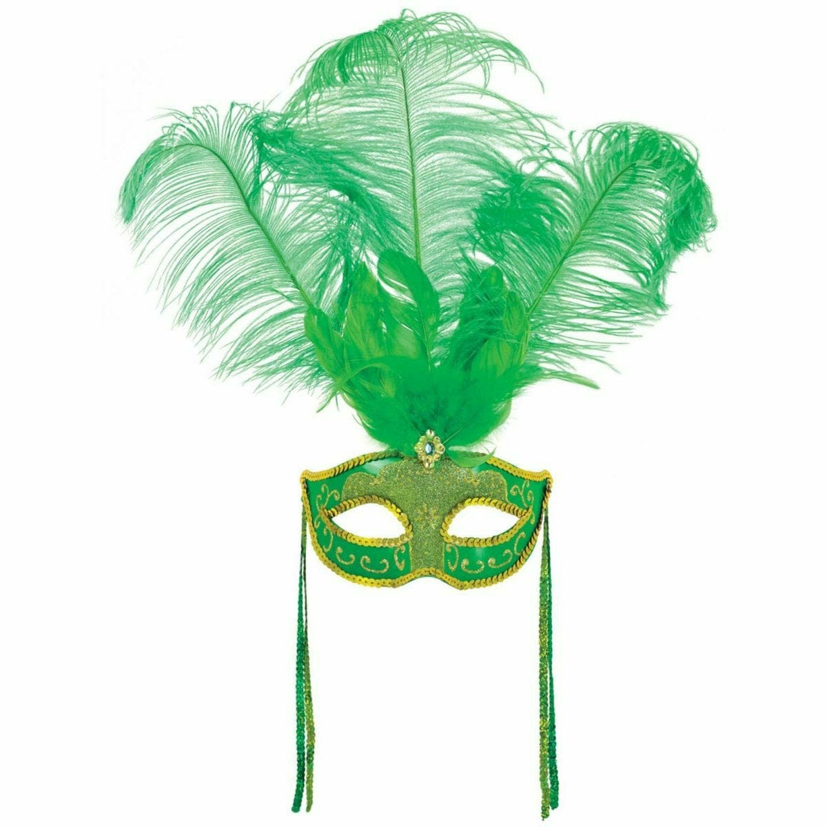 Ultimate Party Super Stores HOLIDAY: ST. PAT&#39;S St. Patrick&#39;s Feather Mask