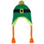 Ultimate Party Super Stores HOLIDAY: ST. PAT'S Wee Willy St. Patrick's Day Party Peruvian Hat , Green/Black/Orange, Fabric , 21" X 12",