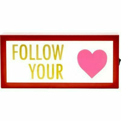 Ultimate Party Super Stores HOLIDAY: VALENTINES Follow Your Heart Light Box Valentine's Day