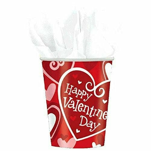 Ultimate Party Super Stores HOLIDAY: VALENTINES Happy Valentines Day Paper Cups