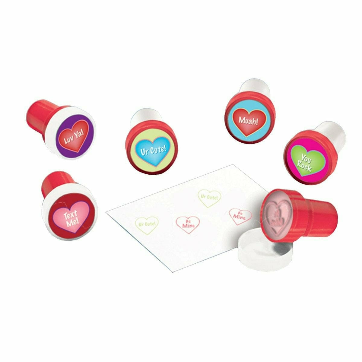 Ultimate Party Super Stores HOLIDAY: VALENTINES Valentine&#39;s Day Stampers Assortment 6-Count