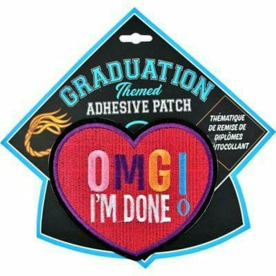Ultimate Party Super Stores I'm Done Graduation Adhesive Patch