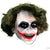 Ultimate Party Super Stores Joker 3/4 vinyl mask with hair (adults)