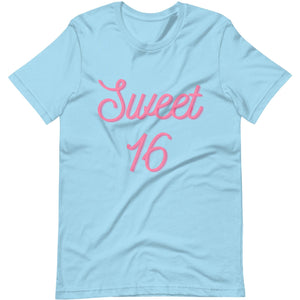 Ultimate Party Super Stores Ocean Blue / S SWEET 16 T-shirt