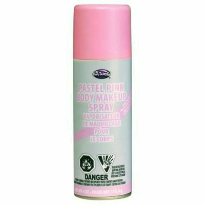 Pastel Pink Body Makeup Spray Multi-Colored - Ultimate Party Super
