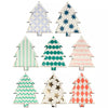 Ultimate Party Super Stores Patterned Christmas Tree Plates (8 ct.)