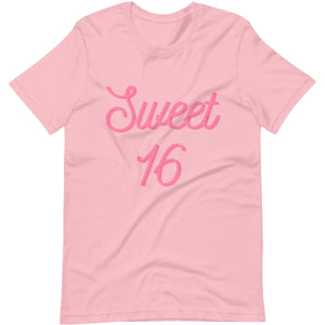 Ultimate Party Super Stores Pink / S SWEET 16 T-shirt