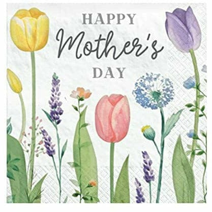 Ultimate Party Super Stores Spring Mother&#39;s Day Floral Lunch Napkins