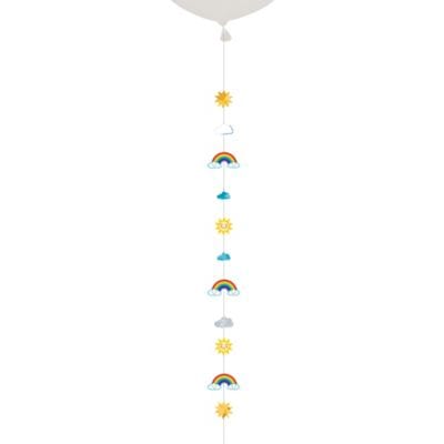 Ultimate Party Super Stores Sunshine and Rainbows balloon tail