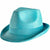 Ultimate Party Super Stores Turquoise Velour Fedora