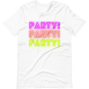 Ultimate Party Super Stores White / XS PARTY!! Unisex t-shirt