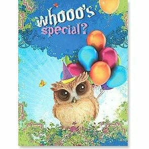 Ultimate Party Super Stores WHOOO'S BIRTHDAY-CARD
