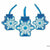 Ultimate Party Super Stores Winter Snowflake Cups with Straws