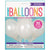 Unique BALLOONS 12" Latex Balloons, 50ct - Iridescent White