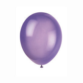 Unique BALLOONS 12&quot; Latex Balloons, 50ct - Midnight Purple