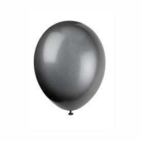 Unique BALLOONS 12" Latex Balloons, 50ct - Phantom Black