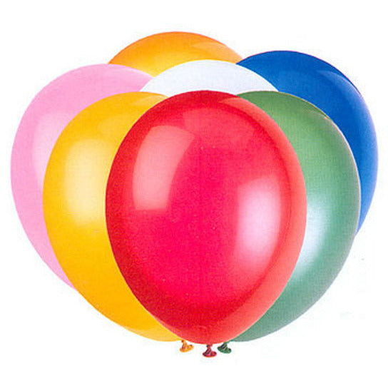 Unique BALLOONS 12" Premium Latex Balloons, 50ct - Assorted Colors