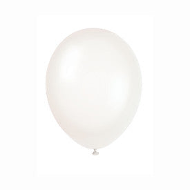 Unique BALLOONS 12" Transparent Crystal Premium Latex Balloons, 50ct