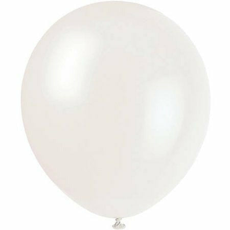 Unique Industries BALLOONS 12" Latex Balloons 10ct - Clear