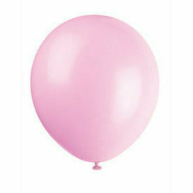 Unique Industries BALLOONS 12" Latex Balloons, 10ct - Petal Pink
