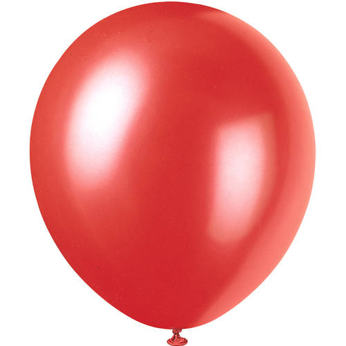 Unique Industries BALLOONS Frosted Red Pearlized Balloons - 12"