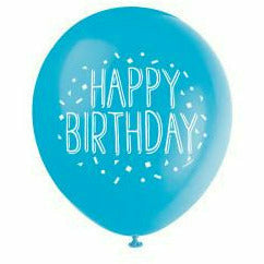 Unique Industries BALLOONS Fun Birthday 9" Latex Balloons, 20ct - Assorted