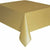 Unique Industries BASIC Gold Solid Rectangular Plastic Table Cover