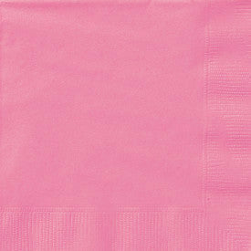 Unique Industries BASIC Hot Pink Solid Luncheon Napkins