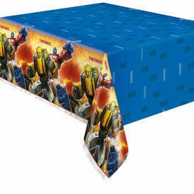 Unique Industries BIRTHDAY: JUVENILE Transformers Rectangular Plastic Table Cover