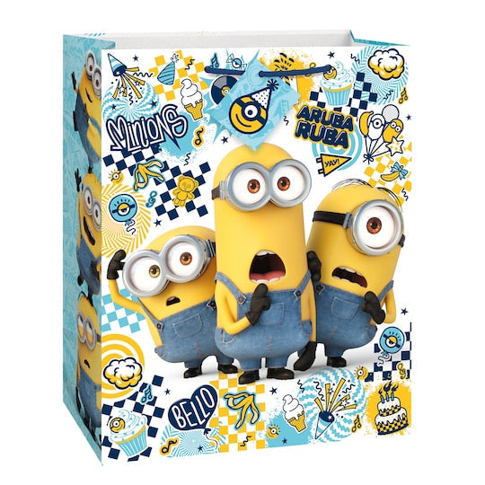 Unique Industries GIFT WRAP Despicable Me Minions Gift Bag