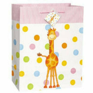 Unique Industries GIFT WRAP Giraffe Little Dreamer Super Jumbo Gift Bag Assortment