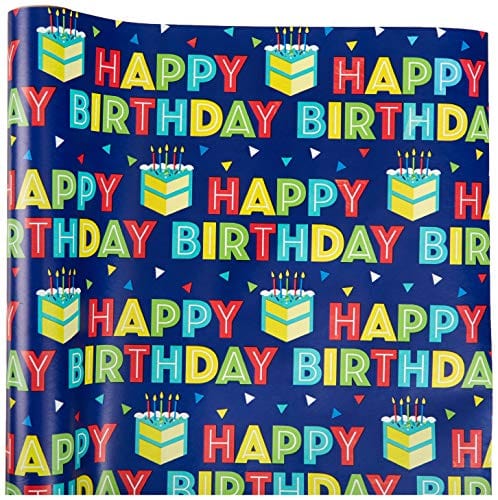 Unique Industries GIFT WRAP Peppy Birthday Gift Wrap