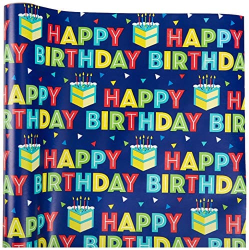 Unique Industries GIFT WRAP Peppy Birthday Gift Wrap