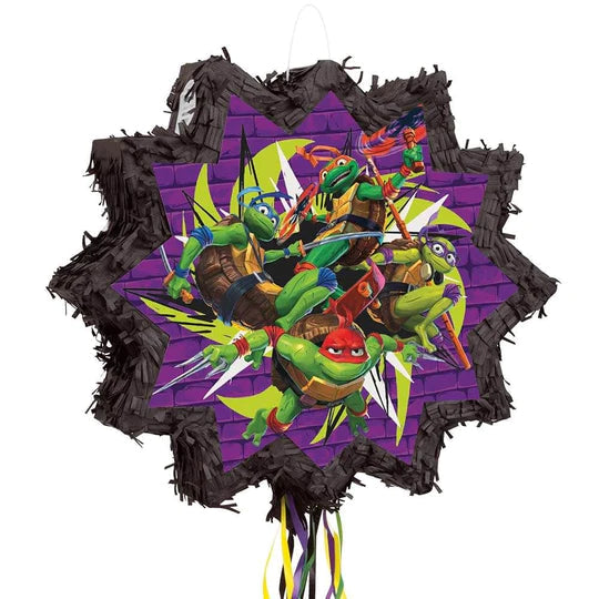 Unique Industries PINATAS TMNT MUTANT MAYHEM SHAPED DRUM PULL PINATA