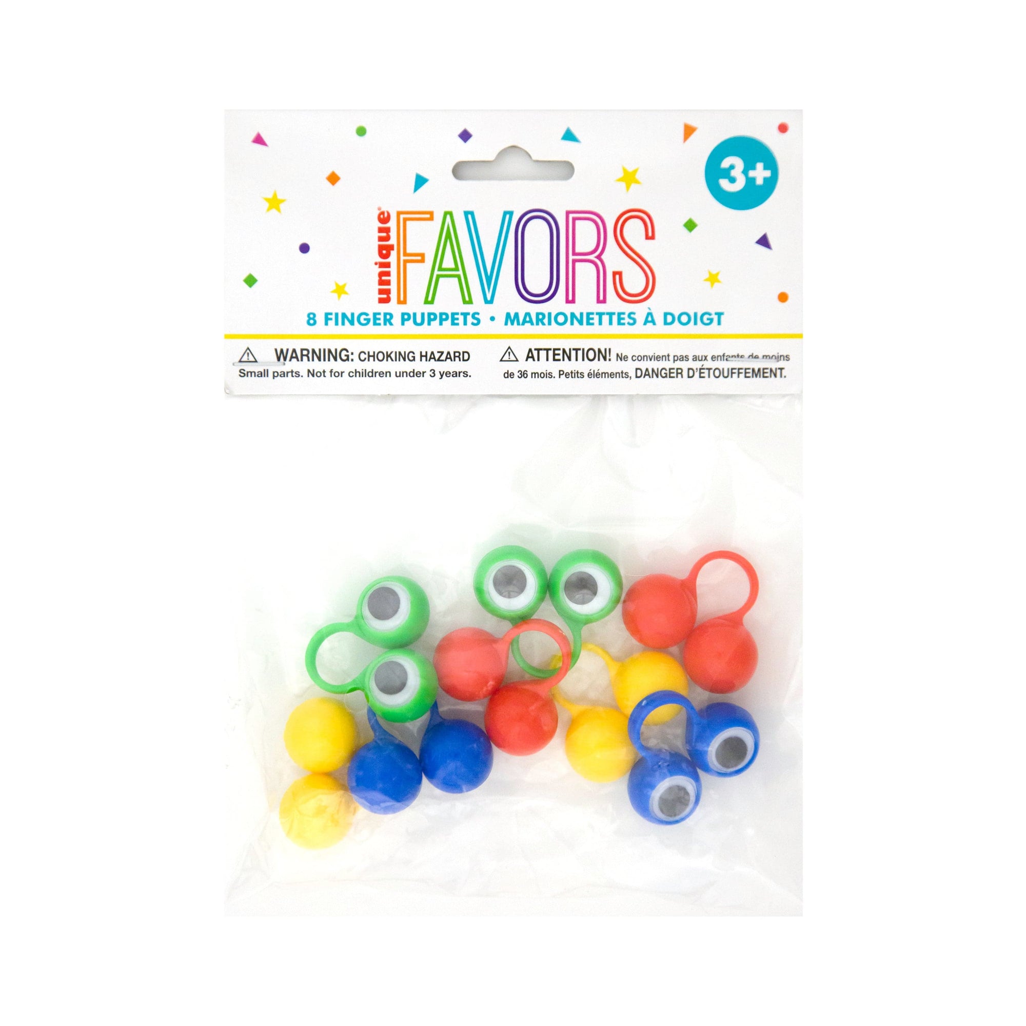 Unique Industries TOYS Googly Eyes Finger Puppets Party Favors