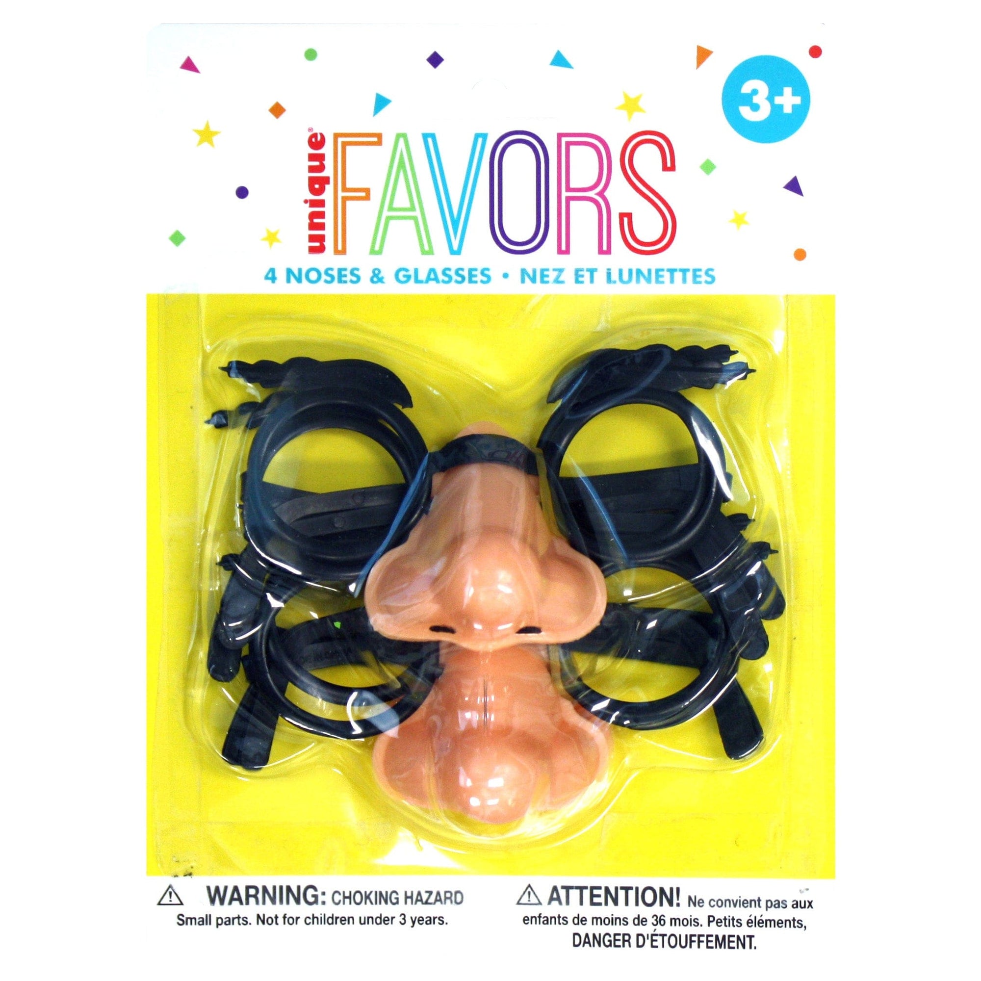 Unique Industries TOYS Large Nose and Glasses Party Favors
