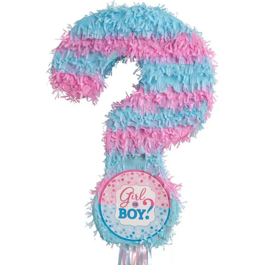 Unique PINATAS Pull String Girl or Boy Gender Reveal Pinata