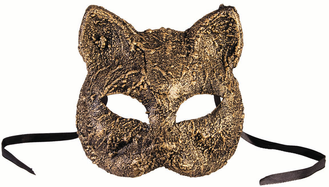 Cat Half Mask Gold