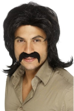 70s Retro Wig - Black