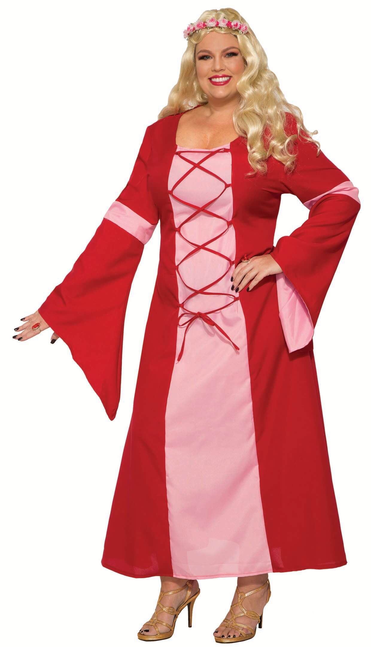 Womens Renaissance Woman Costume - Plus