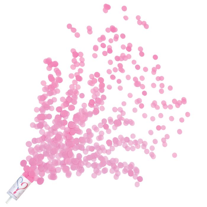 Gender Reveal Push Up Confetti Poppers (Girl)