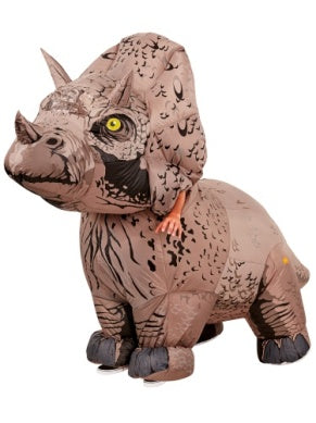 Triceratops Adult Inflatable Costume