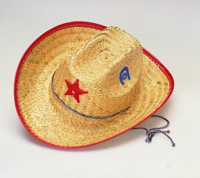 Child Straw Sheriff Hat