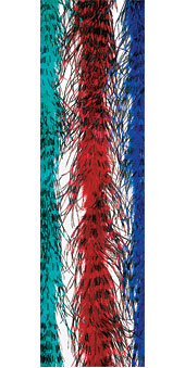 Ostrich Boa Red & Black