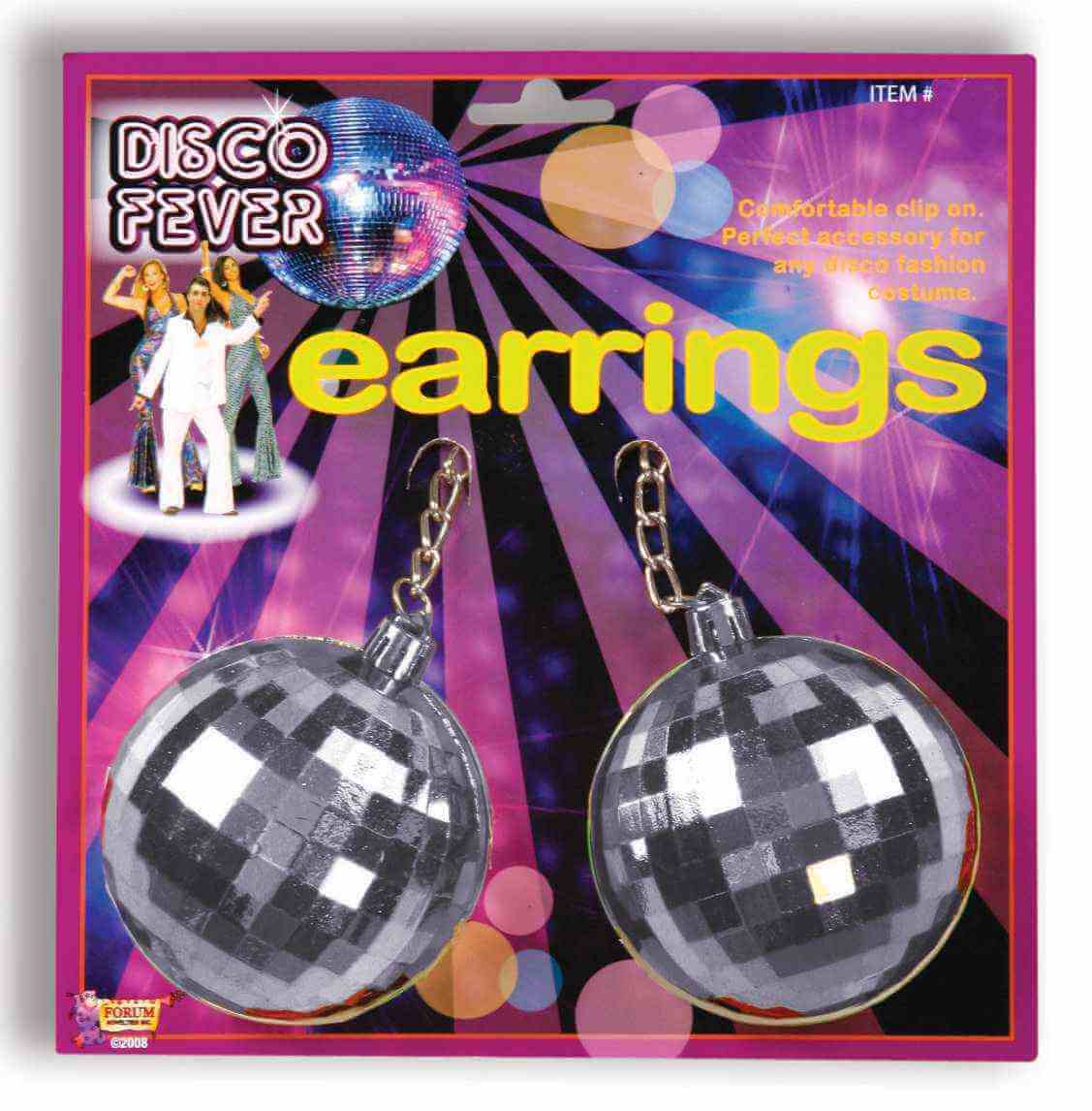 Jumbo Disco Ball Earrings