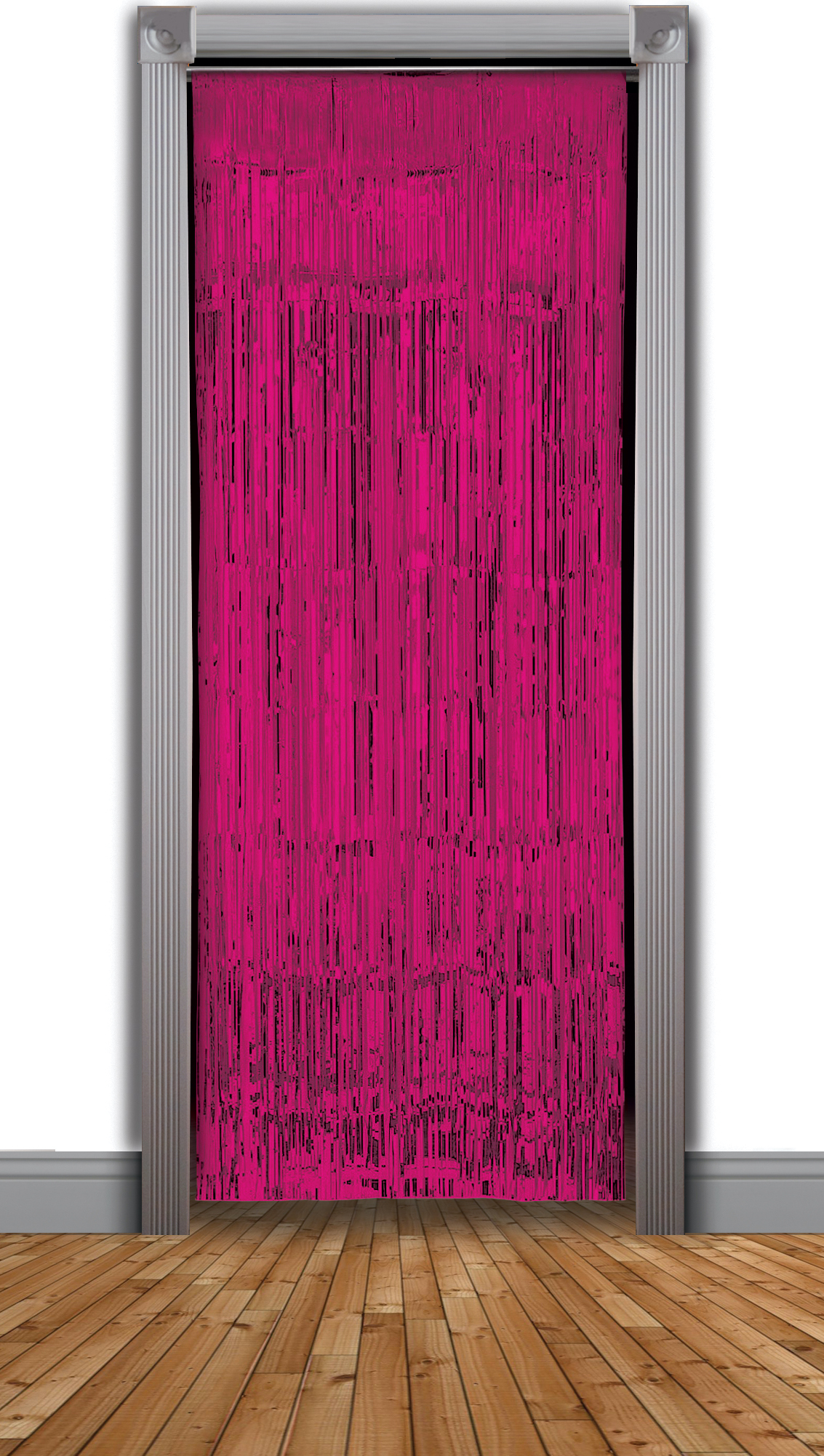 Tinsel Curtain - Hot Pink