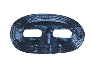 Metallic Lame' Domino Mask-Blu