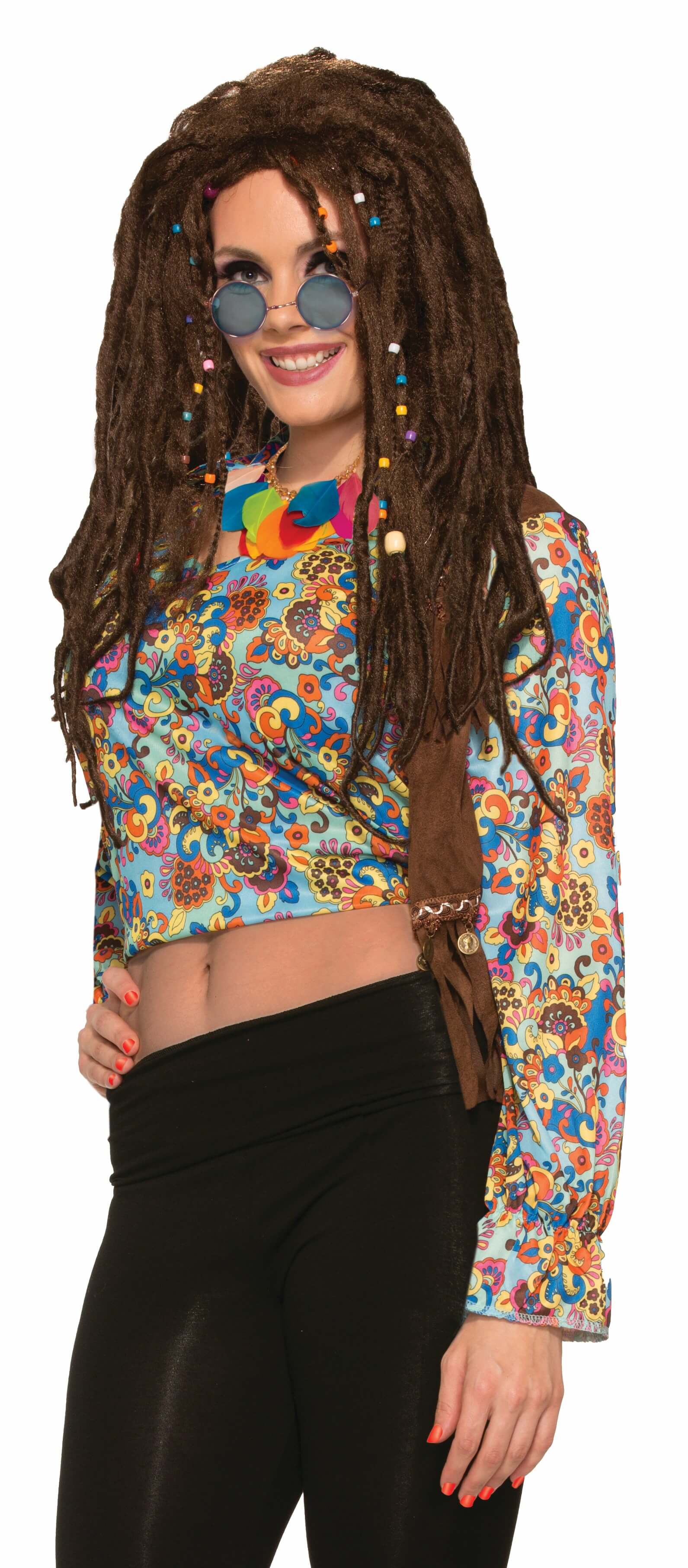 Hippie Dread Wig Brown