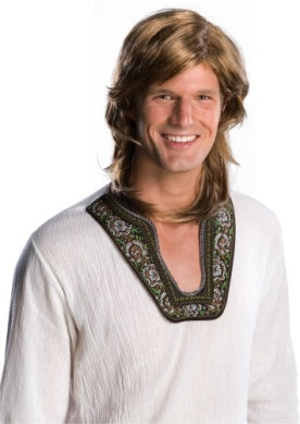70s Guy Wig - Brown