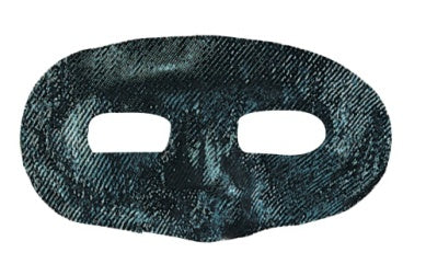 Metallic Lame' Domino Mask-Gre